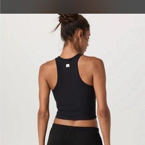 Vuori Black Ribbed Tank Top #activewear #athleisure #gym